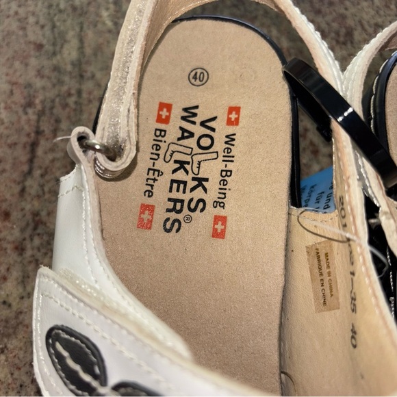 Volks Walkers Women's White Sandals - Picture 3 of 9